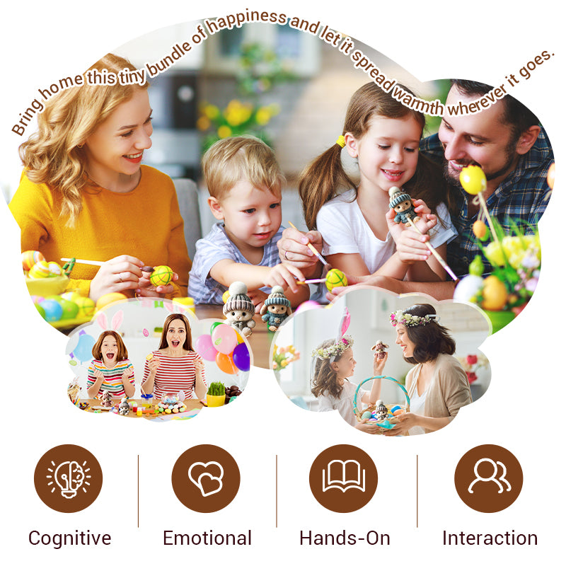 🎉Special Sale🐇Handmade Mini Bunny Hug Cute Easter Gift🎁