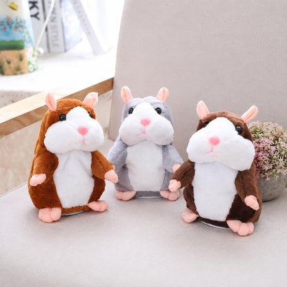 Talking Hamster Plush – repeats whatever you say, auto head-shaking, hilarious fun for kids & adults
