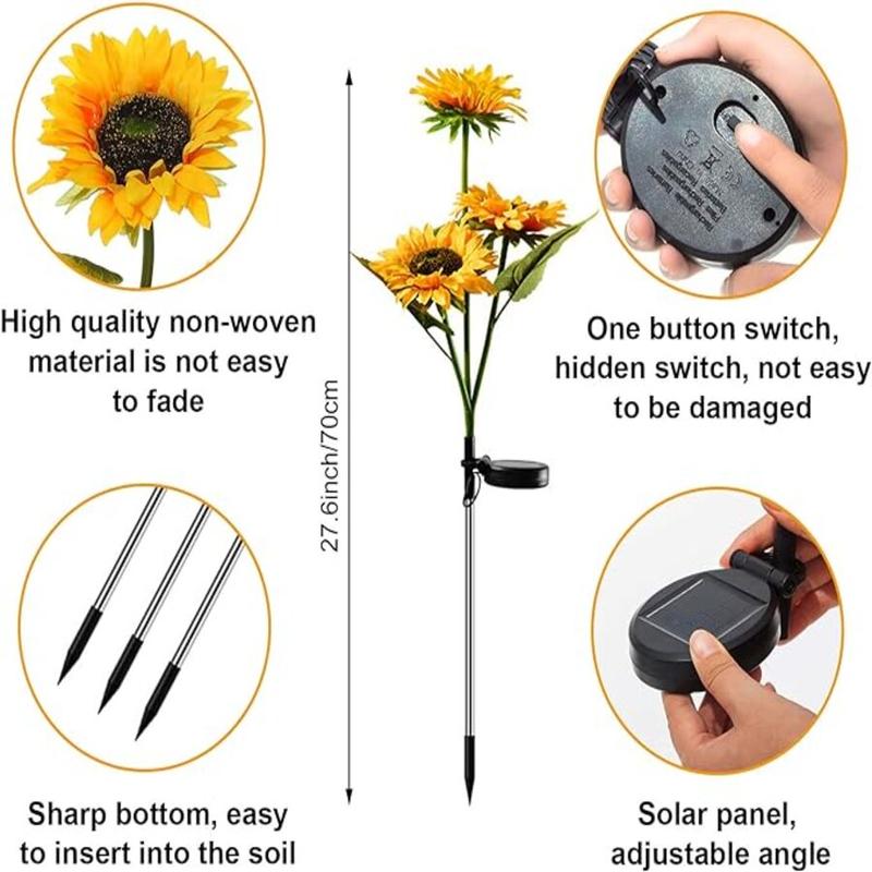 Sunflower Solar Garden Stake Led Lights🌻