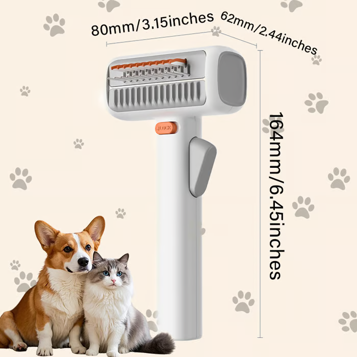 🔥2-IN-1 Pet Self-Detangling & Grooming Comb