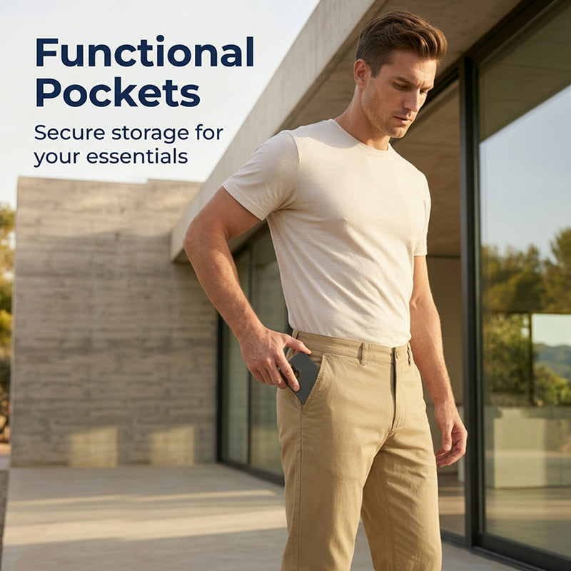🌟Men's Casual Straight-Fit Pants👖Comprehensively Enhance Your Personal Image