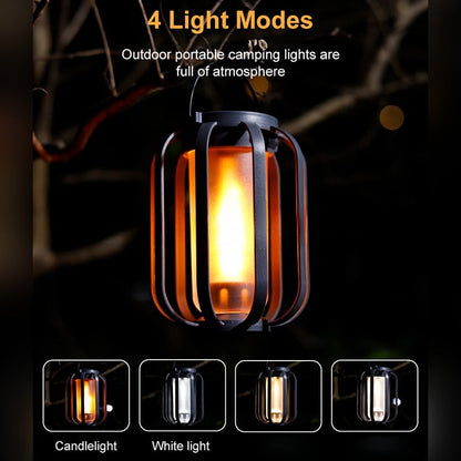 🌞Summer Sale 🔥Solar Lantern Outdoor Light with 4 Modes