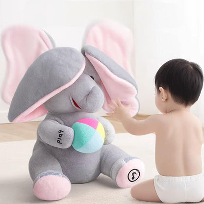 Cute Hide And Seek Elephant Plush Doll