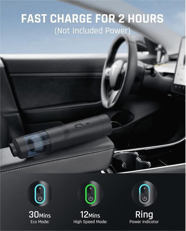 🚗🍃Slim V8 Mate Cordless Car Vacuum High Power 12000Pa/30AW
