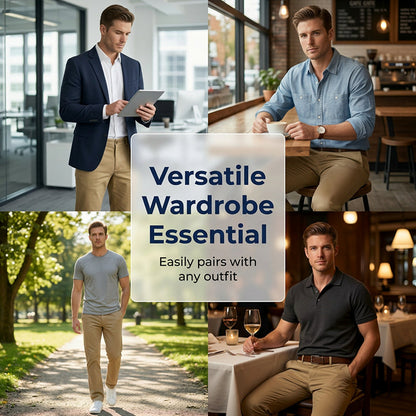🌟Men's Casual Straight-Fit Pants👖Comprehensively Enhance Your Personal Image