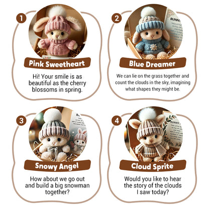 🎉Special Sale🐇Handmade Mini Bunny Hug Cute Easter Gift🎁