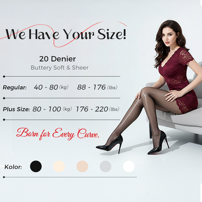 ✨Buy 1 Get 1 Free✨Shiny Sheer Tights for Women – Snag-Resistant & Non-Slip