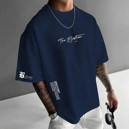 ⏳Time-Limited Special⏰Urban Cotton Blend Tee – From Day to Night
