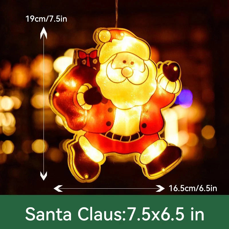 ⛄Christmas pre-sale🎄Christmas Window Hanging Lights💡