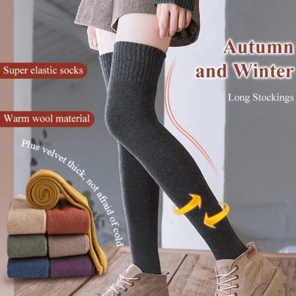 🔥Plush Thickened Medium Tube Warm Women's Socks