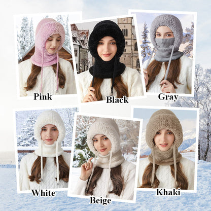 🔥Women's Outdoors Windproof Scarf Hat