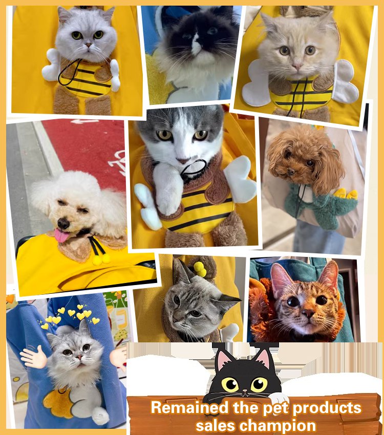 Cute Dew Head Shape Cat Bag - Pets Carrier Bag