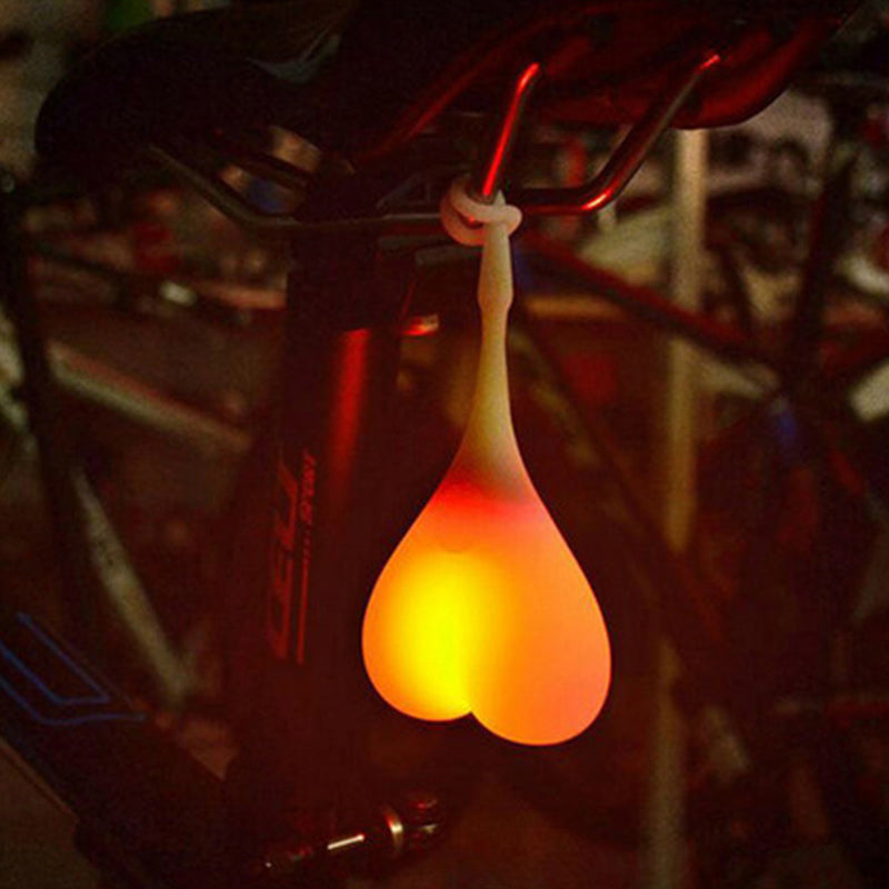 🔥Summer Hot Sale-49% OFF🤣-Cycling Balls Bicycle Heart Shaped Rear Lights