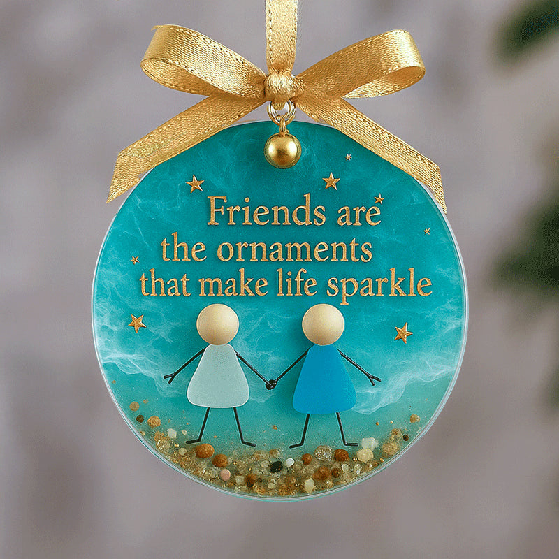 🌊🎁Friendship Sea Glass Christmas Ornament🎄