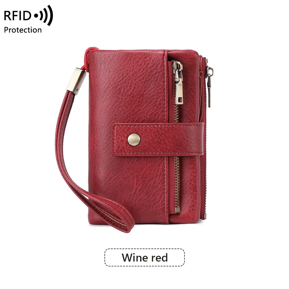 Women's RFID Blocking Leather Wallet