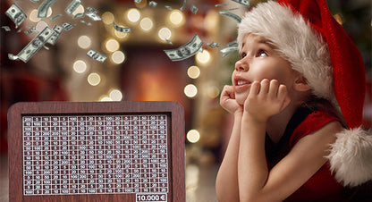 🔥Retro Style Wooden Money Box with Counter Piggy Bank Handmade Saving Money Goal Piggy Bank