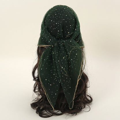 🔥 Women's Glitter Decor Head Scarf✨