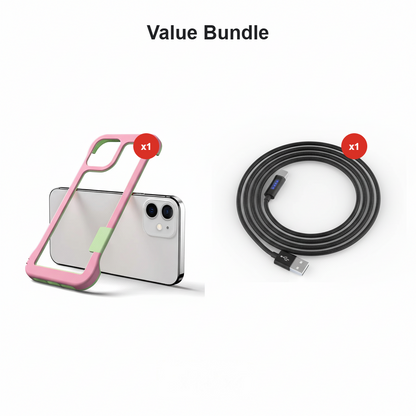 Hollow-Out Heat Dissipation Bumper Case 