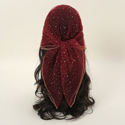 🔥 Women's Glitter Decor Head Scarf✨