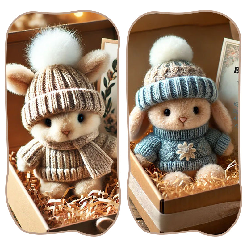 🎉Special Sale🐇Handmade Mini Bunny Hug Cute Easter Gift🎁