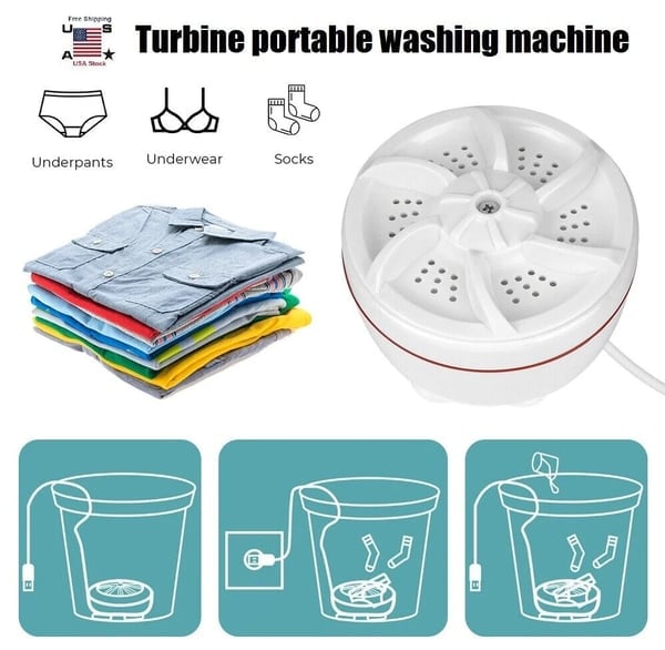 🔥Hot Sale - 49% OFF🎁Portable mini washing machine