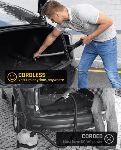 🚗🍃Slim V8 Mate Cordless Car Vacuum High Power 12000Pa/30AW