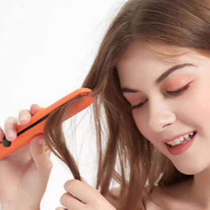 🎁Hot Sale 50% OFF⏳2-in-1 Mini Curling Wand & Flat Iron Hair Straightener