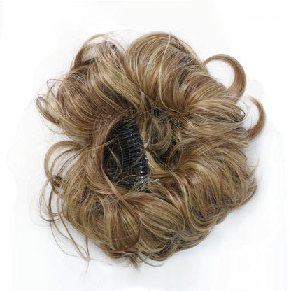 ✨ Clip-In Messy Side Comb Hair Bun – Instant Voluminous Updo, Heat Resistant 🎀
