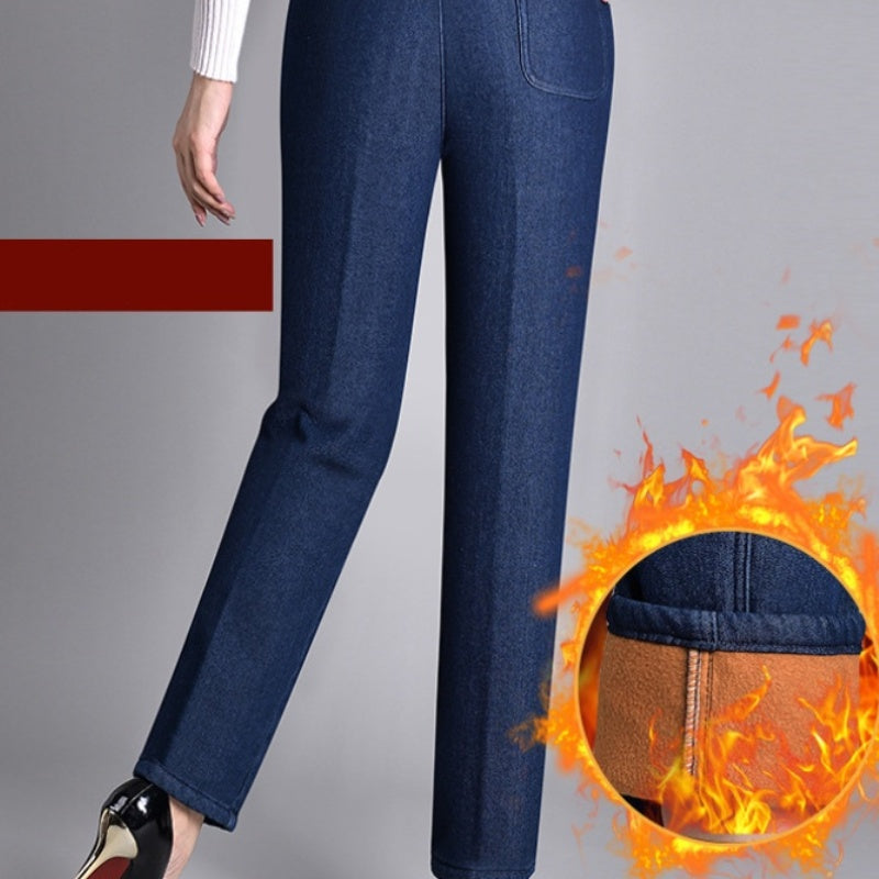 🌷LIMITED TIME OFFER 41%OFF👖Women's Side-Pocket Full Elastic Waist Jeans