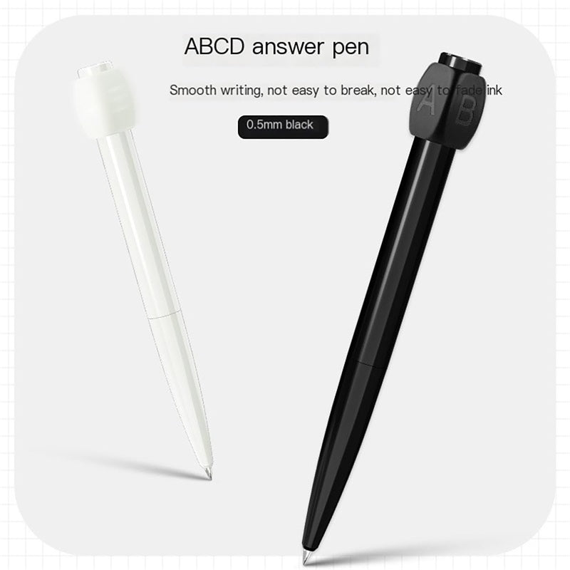 🎉(Buy 1 Get 1 Free for a limited time)🎉ABCD Rotary Answer Black Neutral Pen