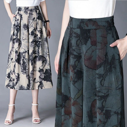 🎉(limited time offer buy 1 get 1 free)🎉Women's Elegant Chiffon Wide Leg Pants