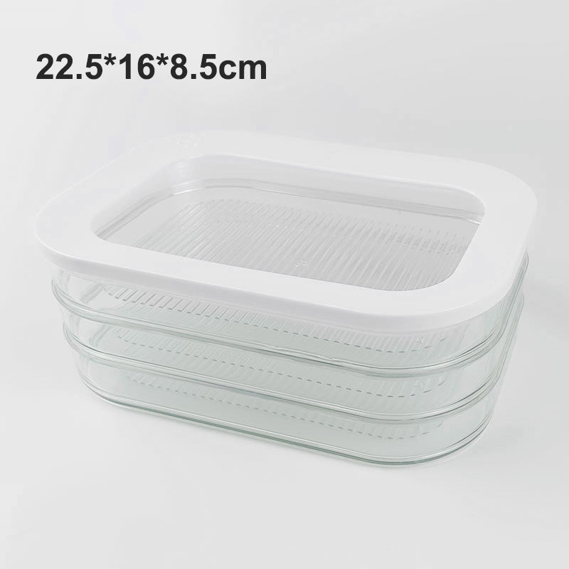 Food Storage Containers with Lid Clear Fridge Crisper