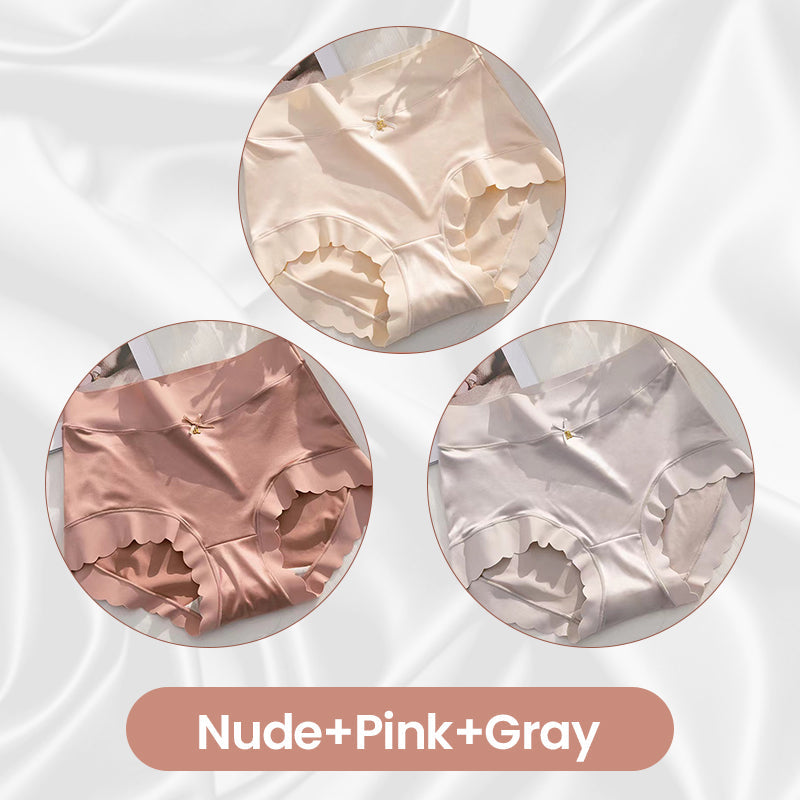 🔥Hot Sale - Buy 2 Get 1 Free🔥Premium Satin Antibacterial Moisture-absorbing Panties