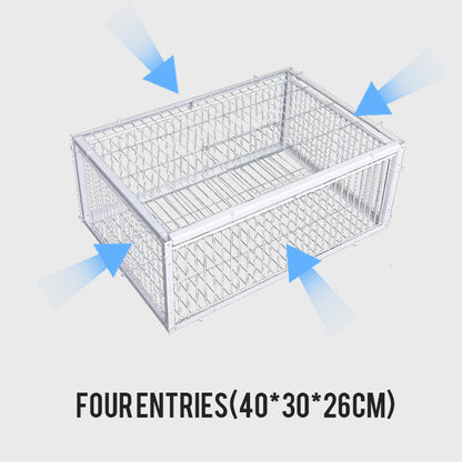 ✈️Free shipping🐔AutoTrap Bird Cage - Entry Only, No Exit