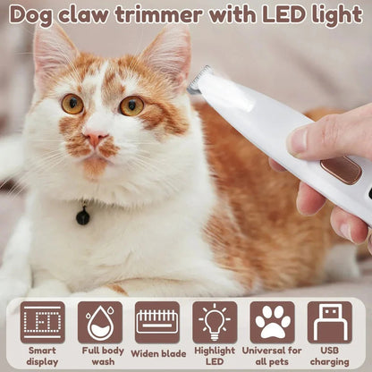 😻Waterproof Rechargeable Pet Shaver with LED Light🐕