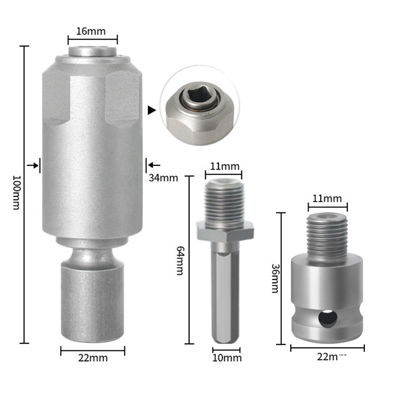 🔥2024 Hot🔥 High-carbon steel Electric Wrench to Hammer Adapter