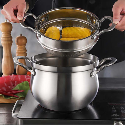 💥Family Essentials💥Multipurpose Large Capacity Stainless Steel Steamer Pot