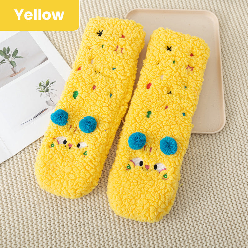 Women's Fluffy Thick Slipper Socks