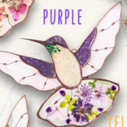 Acrylic Hummingbird Window Hanging Ornament