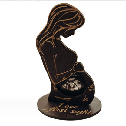 Wooden Baby Ultrasound Photo Frame