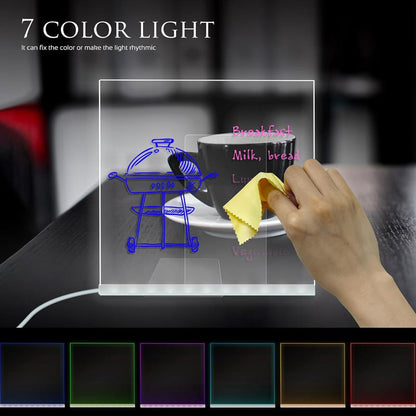 Illuminated LED Message Writing Board