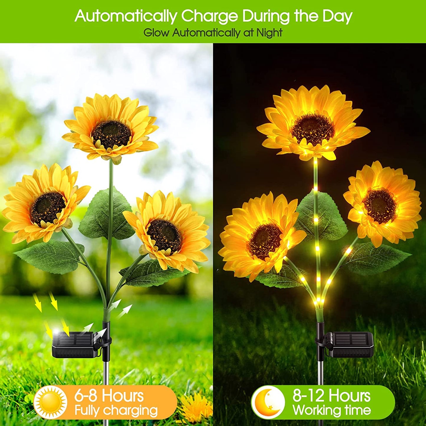 🌻Sunflower Solar Garden Stake Led Lights — Buy 2 Get 1 Free