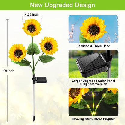 🌻Sunflower Solar Garden Stake Led Lights — Buy 2 Get 1 Free