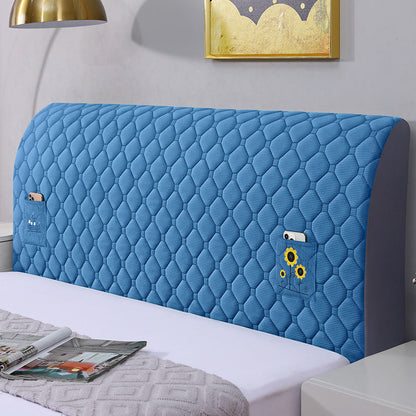 💥Bed Headboard Stretchy Padded Cover