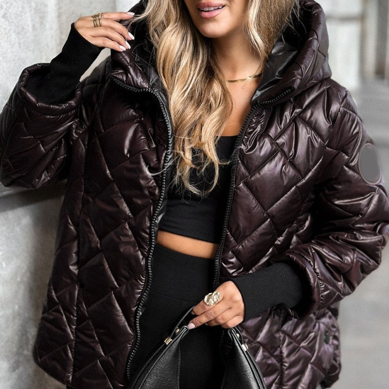 🔥Hot Sale Offers-Women's Diamond Quilted Puffer Jacket