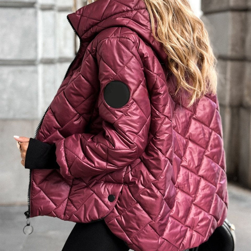 🔥Hot Sale Offers-Women's Diamond Quilted Puffer Jacket