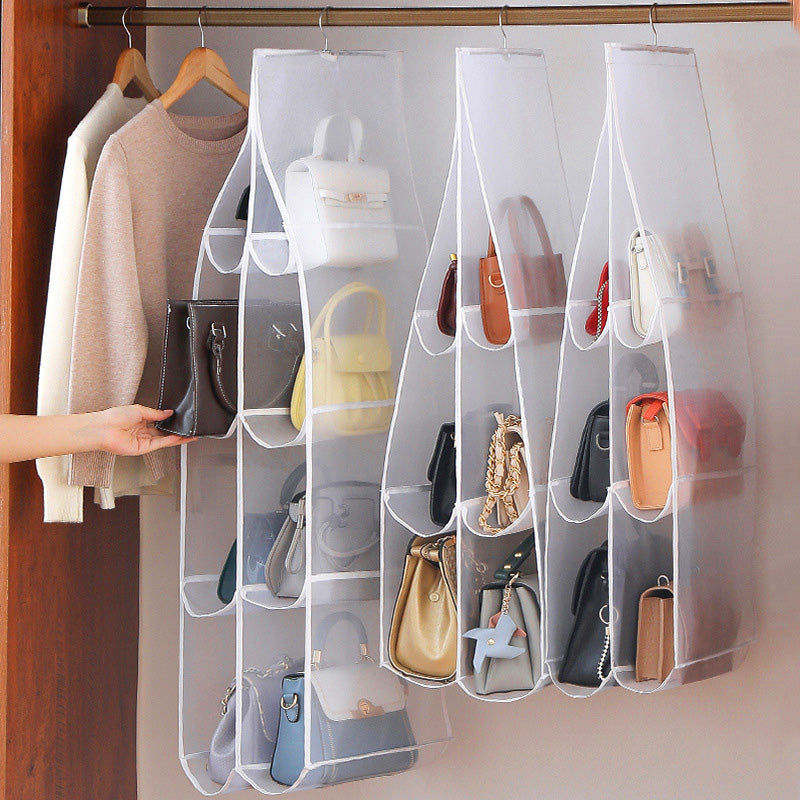 🔥Hanging Handbag Dust-Proof Organizer with 6/8 Large Pockets