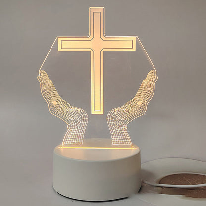 📢📢Jesus 3D Night Lamp & Religious Gifts