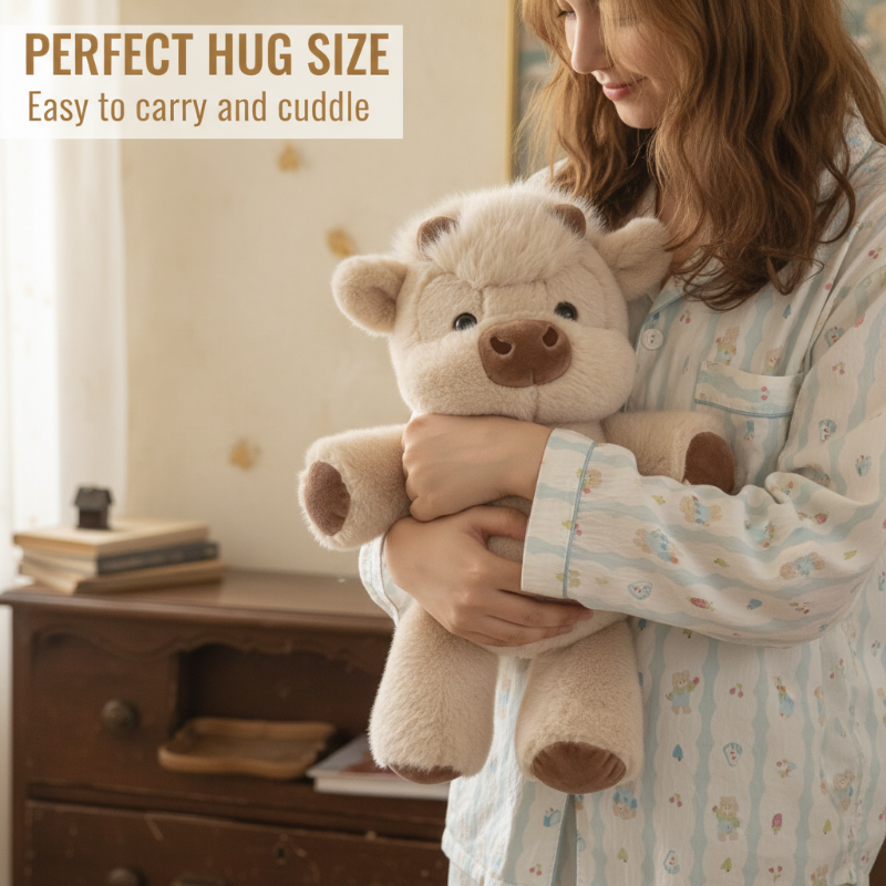🎁🎁Adorable & Furry Highland Cattle Soft Toy