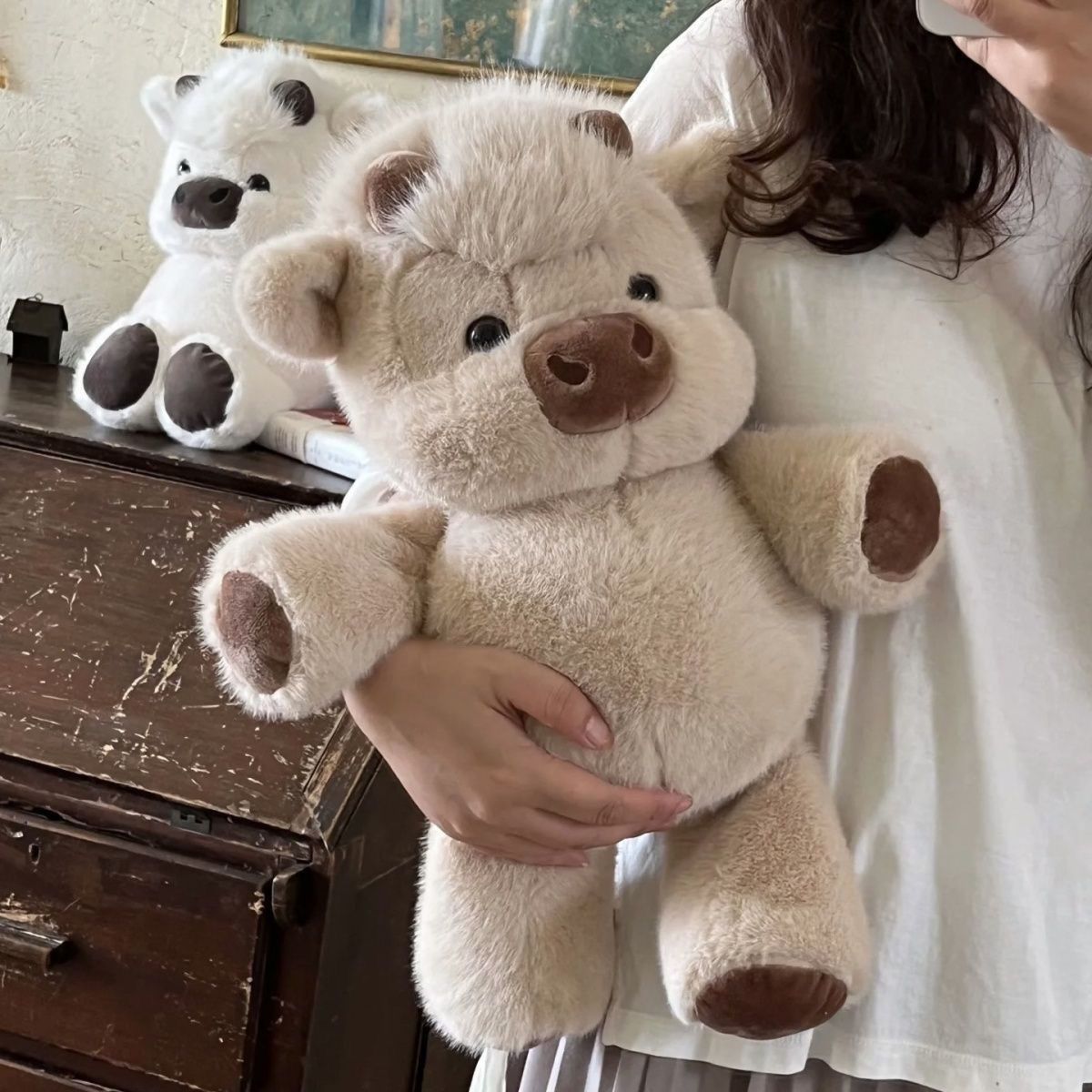 🎁🎁Adorable & Furry Highland Cattle Soft Toy